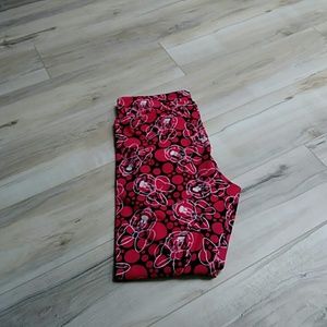 LuLaRoe Disney TC Leggings with Minnie Mouse